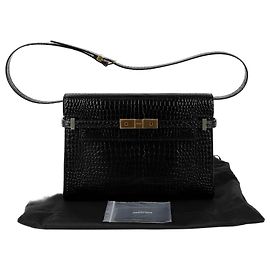 Saint Laurent Borsa a tracolla Manhattan Medium Nero