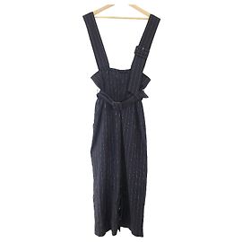 Autre Marque Saia-jumper stretch de linho Uhr Azul Azul marinho