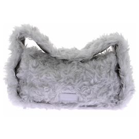 Filippa K Bolsa de mão em pele cinza Cinza