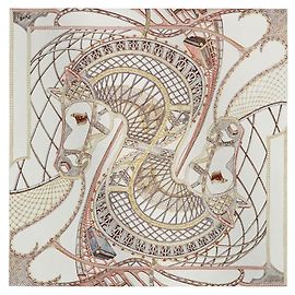 Hermès Lenço Chevaux dHephaistos Rosa
