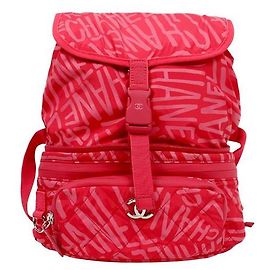 Chanel Sac à dos Coconehju en nylon rouge Rouge