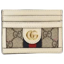 Gucci Ophidia GG Card Case White White