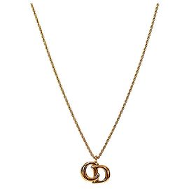 Colar Dior dourado Dourado