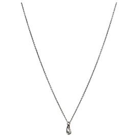 Tiffany & Co Teardrop Silver Necklace Silvery