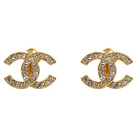 Chanel Orecchini CC Cubic Oro D'oro