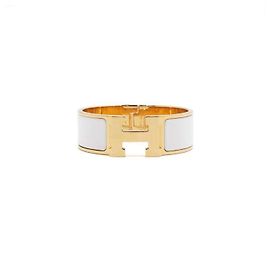 Hermès Bracciale Largo CLIC Clac Oro GM D'oro