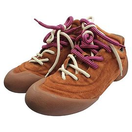 Alexander Mcqueen Camel Suede Men's Sneakers Brown