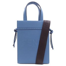 Sac à main 2-Way Fendi Go-To Shopper Bleu