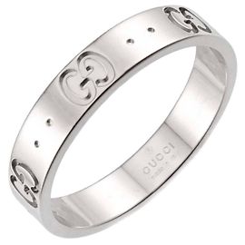 Gucci Icon Ring #17 in 18K Weißgold Andere