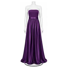 Robe bustier Vera Wang Amethyst Violet