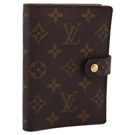 LOUIS VUITTON Monogram Agenda PM Day Planner Cover R20005 LV Auth BA15259A Monogram