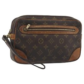 LOUIS VUITTON Monogram Marly Dragonne GM Clutch Bag M51825 LV Auth BA14958 Monograma