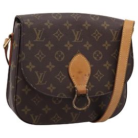 LOUIS VUITTON Bolsa de Ombro Monogram Saint Cloud GM M51242 LV Auth 196405A Monograma