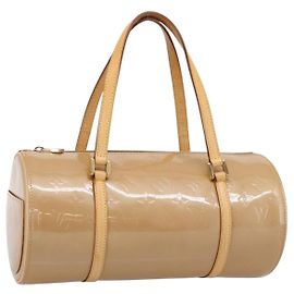 LOUIS VUITTON Monogram Vernis Bedford Hand Bag Noisette M91329 LV Auth am12276V Noisette