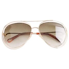 Chloé Sonnenbrille gold Metall Golden