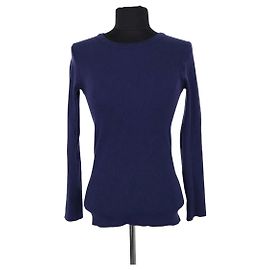 Louis Vuitton Blue Wool Top L Blue