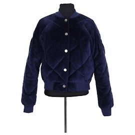 Veste Maje en coton bleu Bleu