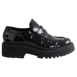 Mocassini Miu Miu in pelle nera Nero