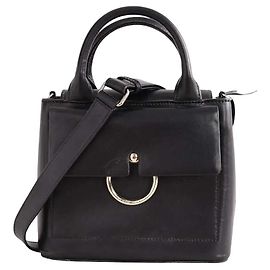 Bolso de hombro Claudie Pierlot ANOUK de cuero negro Negro
