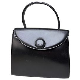 Borsa in pelle strutturata Givenchy Vintage Nera e Oro Nero