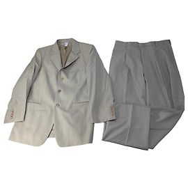 Completo Vintage Gianni Versace da uomo in misto seta Beige M Beige