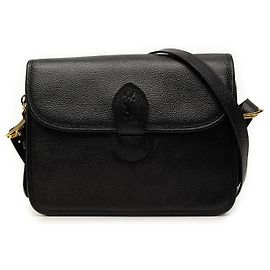 Borsa crossbody Saint Laurent in pelle nera Nero