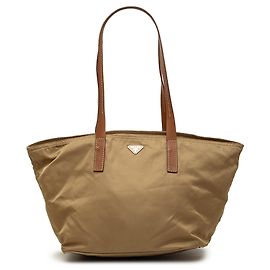 Brown Prada Tessuto Tote Brown