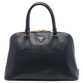 Borsa Prada Medium Saffiano Lux Promenade Nera Nero