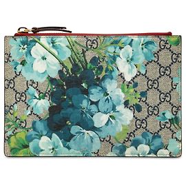 Clutch Gucci GG Supreme Blooms Bege Bege