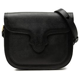 Borsa crossbody Saint Laurent in pelle nera Nero