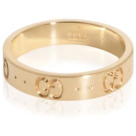 Gucci Yellow Gold Icon Ring Other