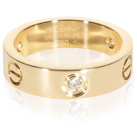 Cartier Yellow Gold Diamond Love Ring Other