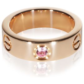 Anello Love Cartier in oro rosa e zaffiro rosa Altro