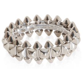 Anel Clash de Cartier Modelo Medium em Ouro Branco Outro