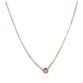 Cartier Yellow Gold Diamond Mini Model D'amour Pendant Other