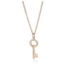 Pingente Mini Modern Open Round Key em ouro amarelo e diamantes Tiffany & Co. Outro