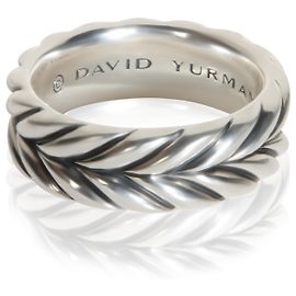 Anel Chevron David Yurman em prata de lei Outro