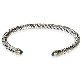 Pulseira Classic Cable David Yurman em ouro amarelo, prata de lei e topázio Outro