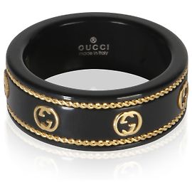 Gucci Yellow Gold Icon Ring Other