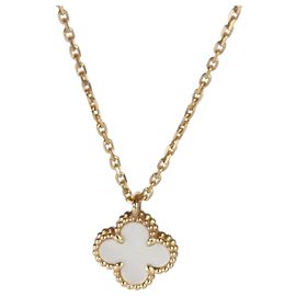 Pendentif Sweet Alhambra en or jaune et nacre Van Cleef & Arpels Autre