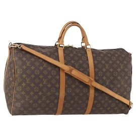 LOUIS VUITTON Monogram Keepall Bandouliere 60 Boston Bag M41412 LV Autre