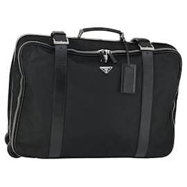 PRADA Suitcase Nylon Black Silver Altro