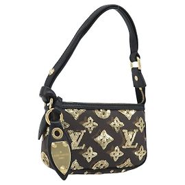 LOUIS VUITTON Eclipse Sequins Mini Pochette Accessoires M60125 LV Otro