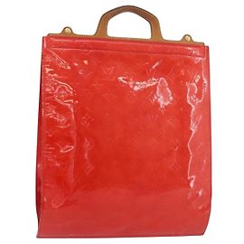 LOUIS VUITTON Monogram Vernis Stanton Tote Bag Rot M91078 LV Andere