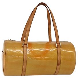 LOUIS VUITTON Monogram Vernis Bedford Hand Bag Beige M91006 LV Autre