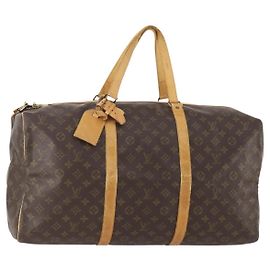 LOUIS VUITTON Monogram Sac Souple 55 Boston Bag M41622 LV Altro