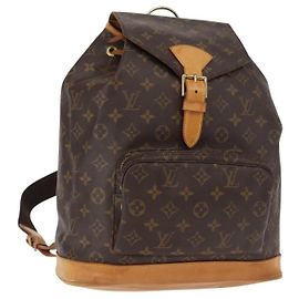LOUIS VUITTON Monogram Montsouris GM Backpack M51135 LV Other