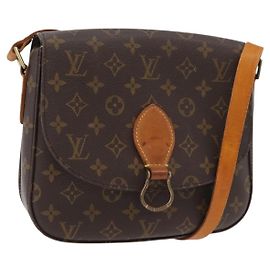 LOUIS VUITTON Monogram Saint Cloud GM Shoulder Bag M51242 LV Altro