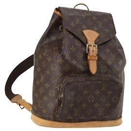 LOUIS VUITTON Monogram Montsouris GM Backpack M51135 LV Other