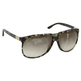 GUCCI Sunglasses plastic Brown Other